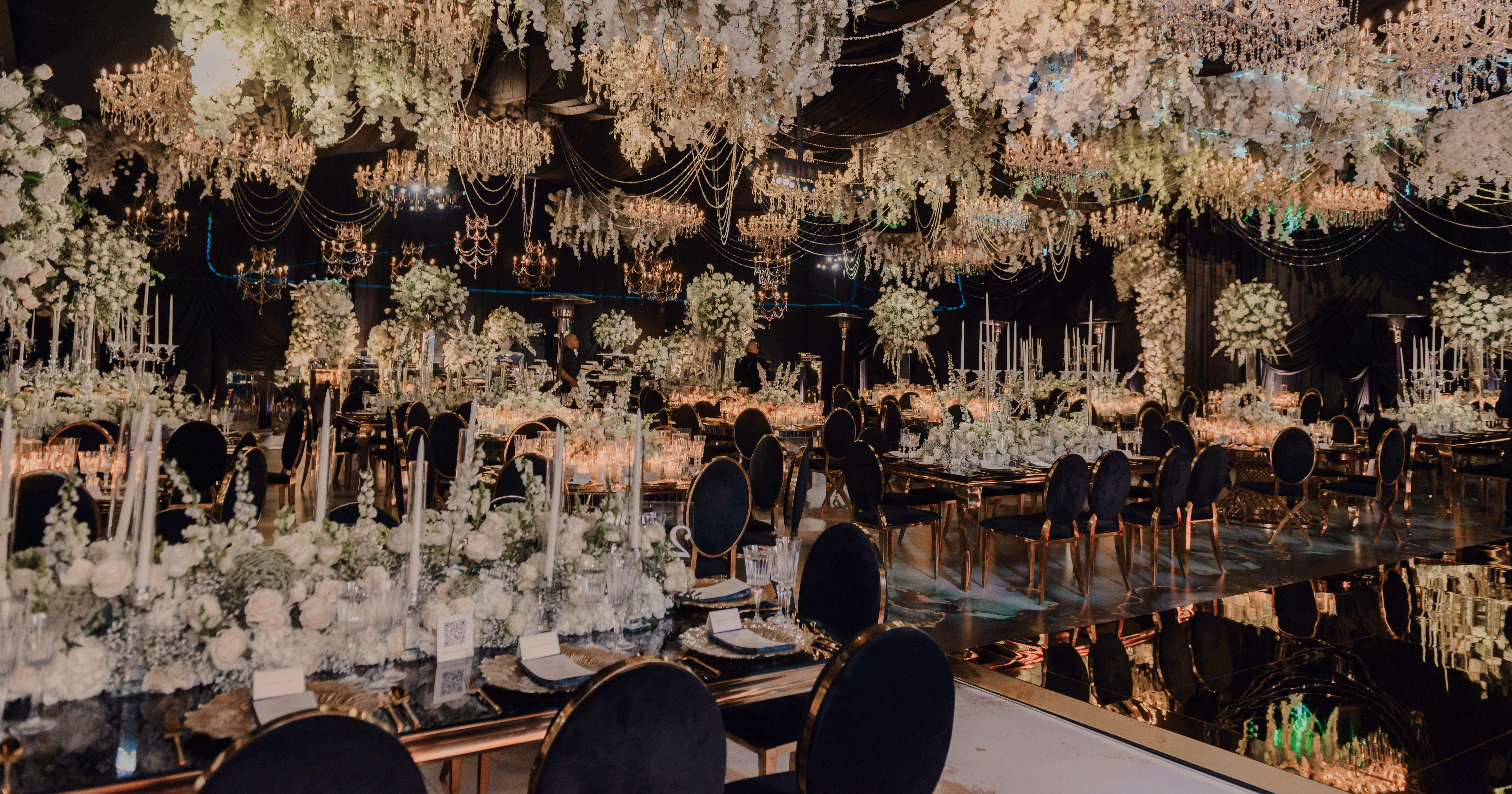 Venue prepared for a destination wedding in Colombia